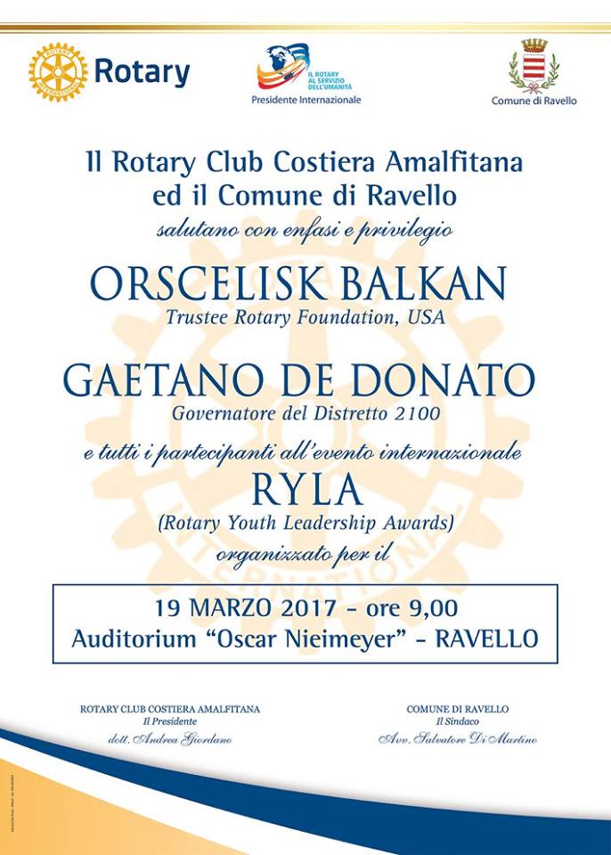 Rotary Club Costiera Amalfitana Evento